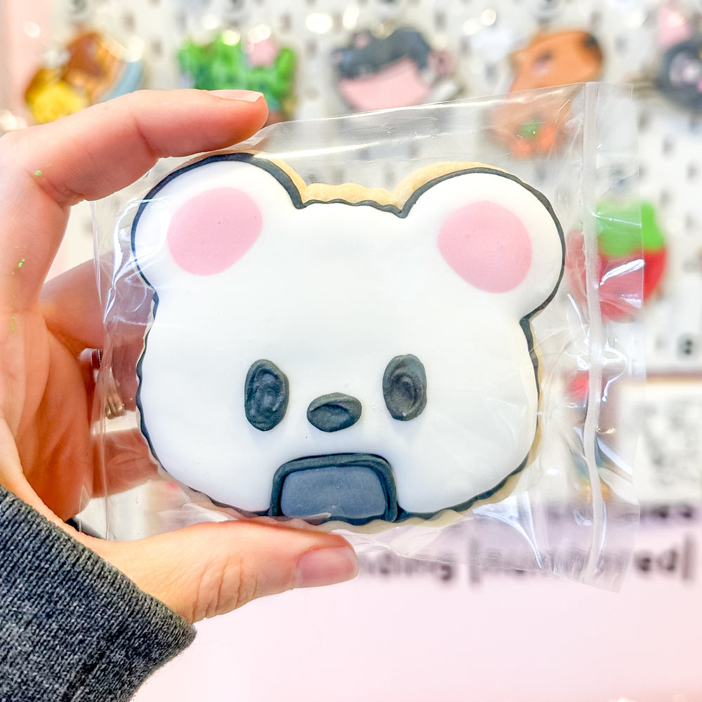 Bear Onigiri | Single Decorated Cookie