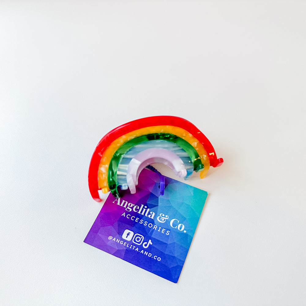 Rainbow Claw Clip  | Angelita & Co