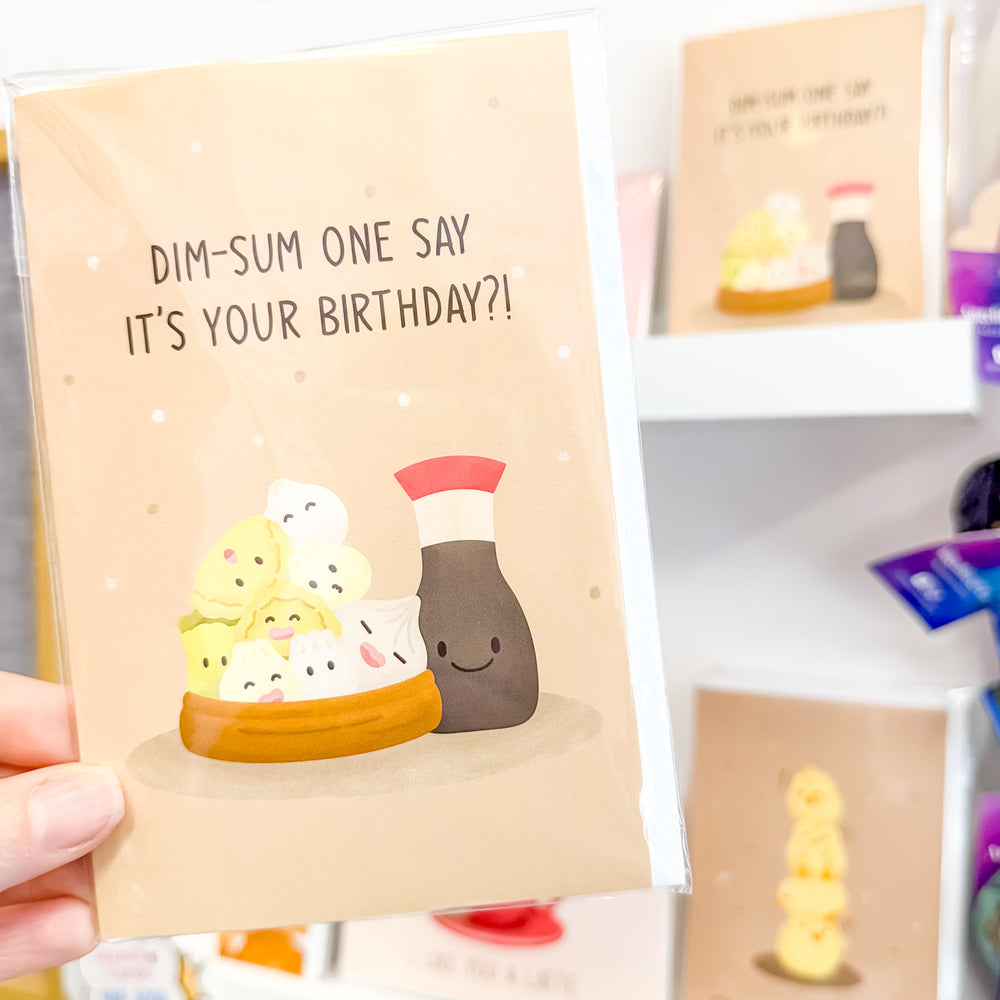 Greeting Card [Dim-Sum One Say Birthday] Designed by Science Cobs