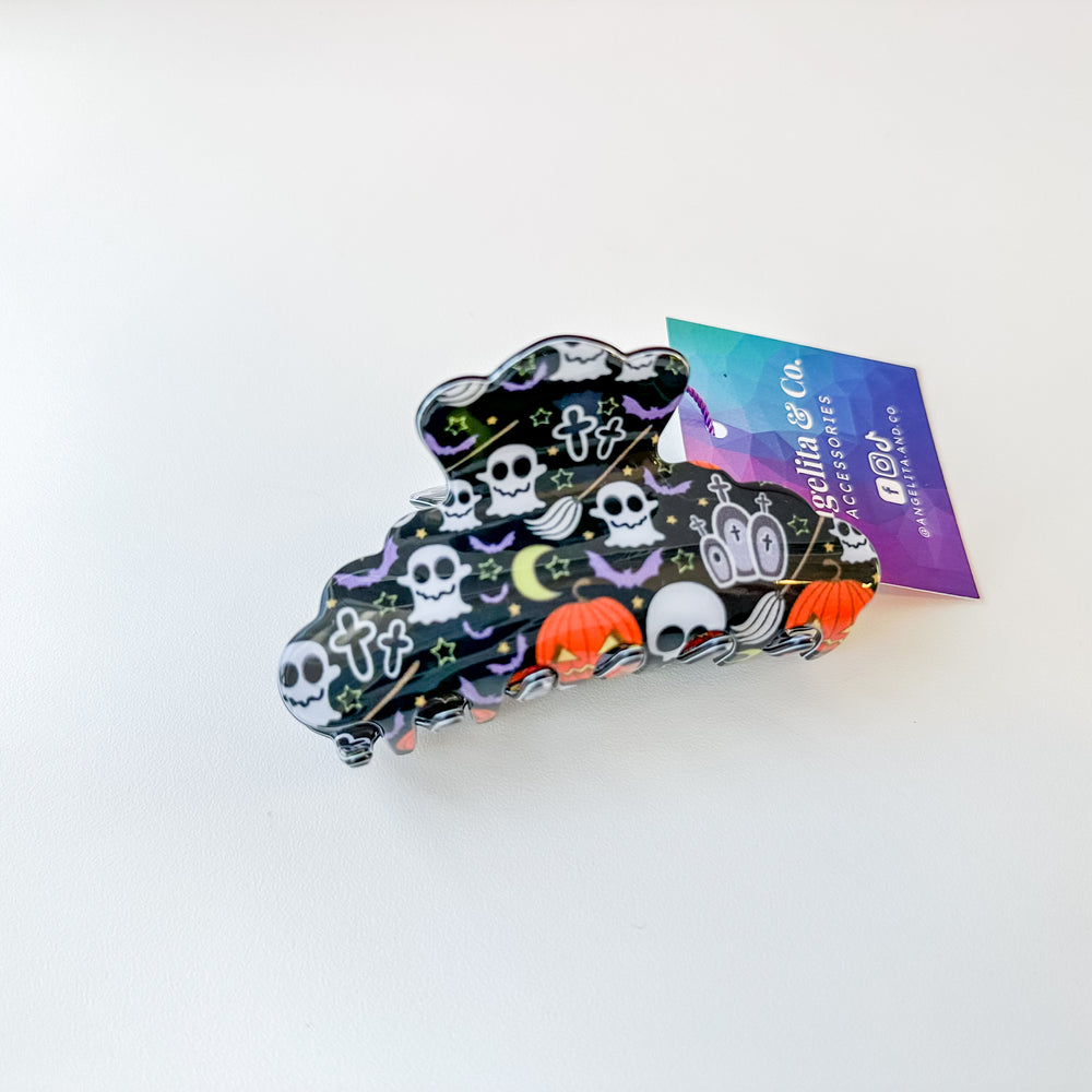 Pumpkin Claw Clip  | Angelita & Co
