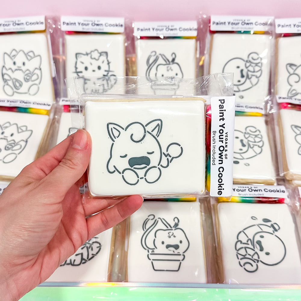 Jigglypuff [VEGAN & GF Vanilla] Paint Your Own Cookie