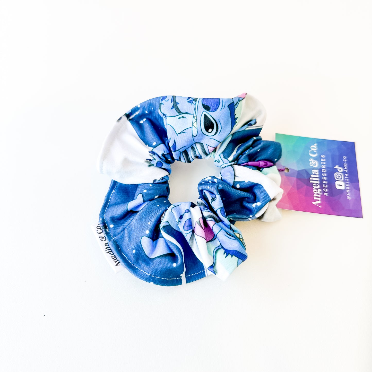 Stitch Scrunchie  | Handmade by Angelita & Co