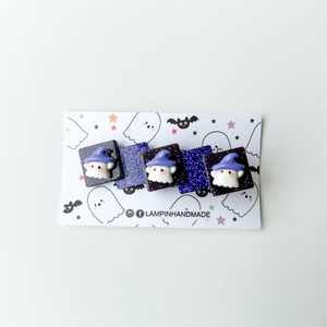 Ghost Decorative Resin Hair Clip | Handmade by Lampin Handmade