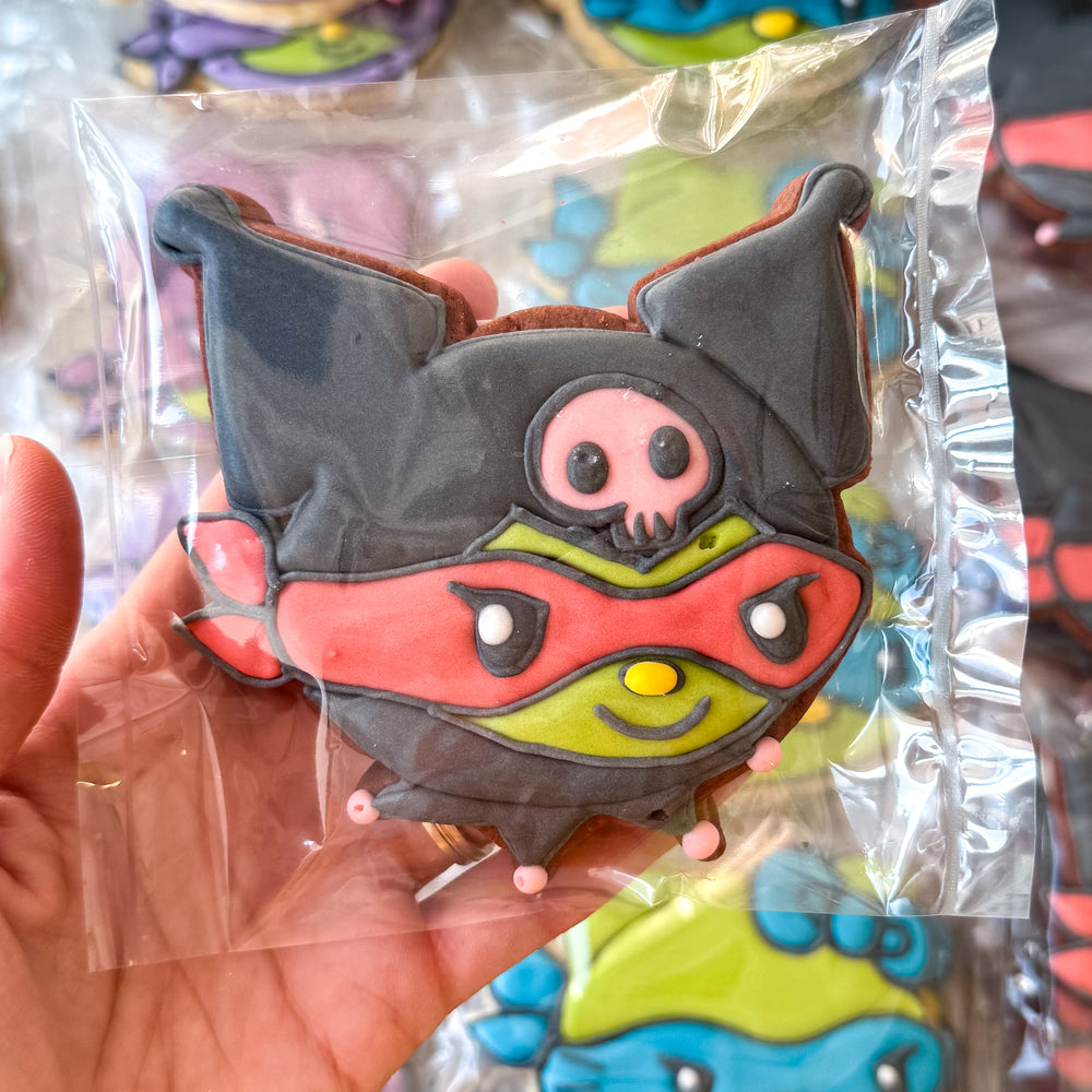 Sanrio TMNT Serries [Red Velvet] Kuromi/Raphael – Character Cookie