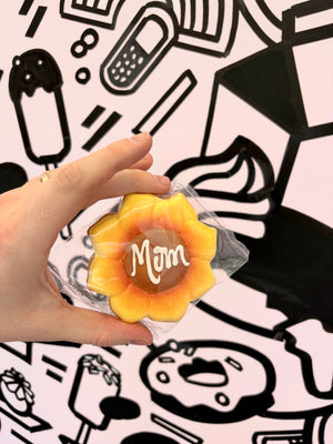 “Mom” Sunflower | Single Mother’s Day Cookie