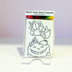 Halloween Themed [Vanilla] Unicorn on Pumpkin – PYO Cookie Kit
