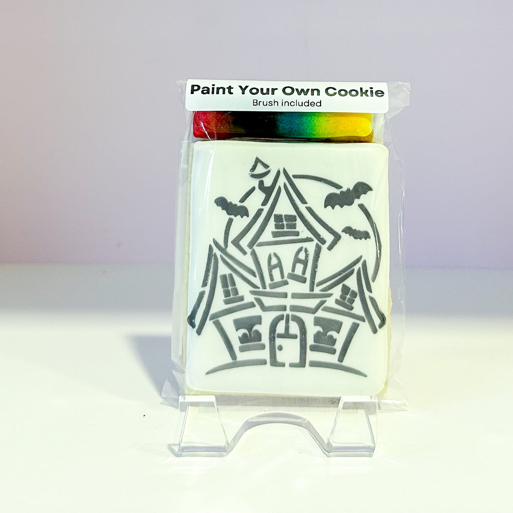 Halloween Themed [Vanilla] Haunted house – PYO Cookie Kit