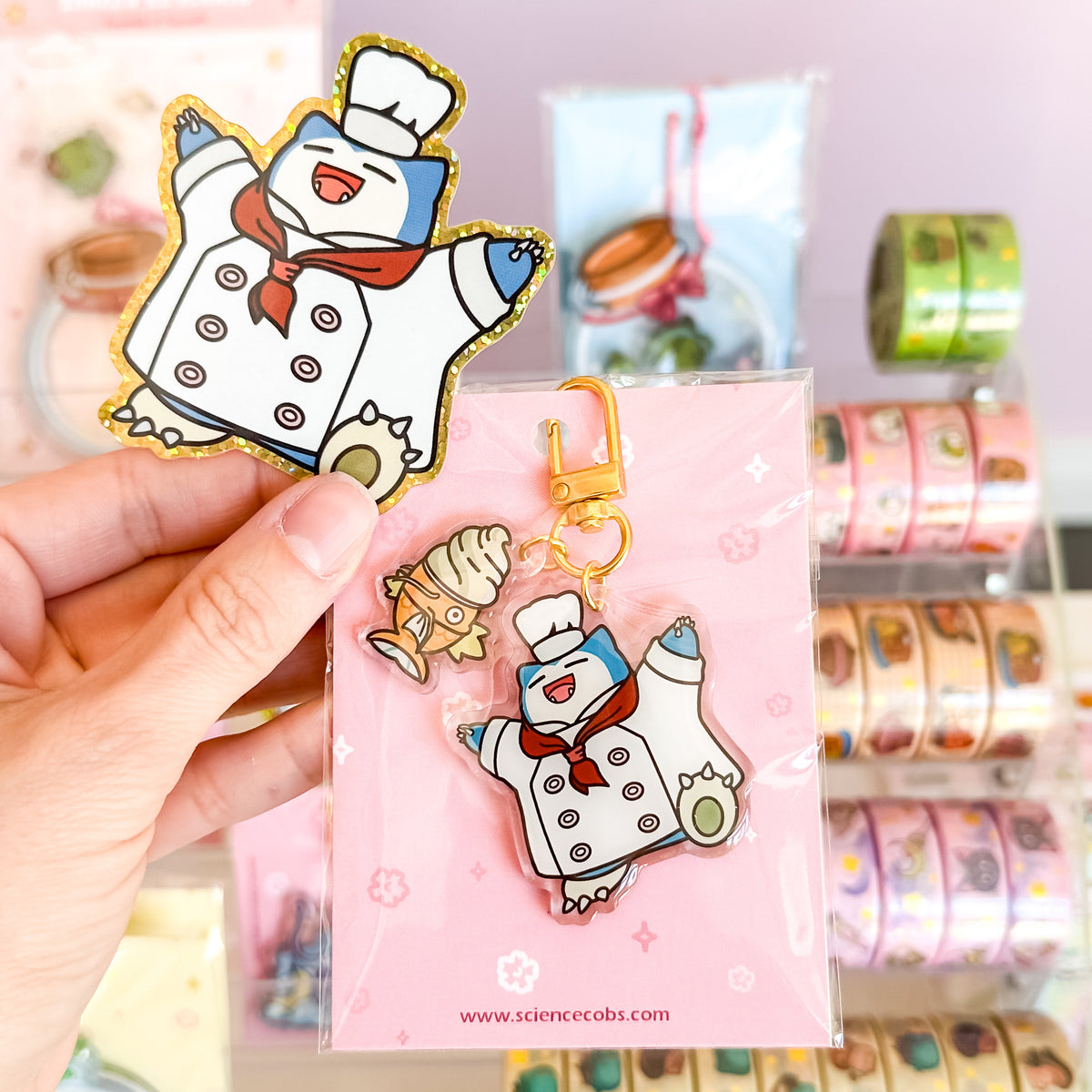 Chef Snorlax & Magicone Charm | Designed by Science Cobs – Hello Dolly ...