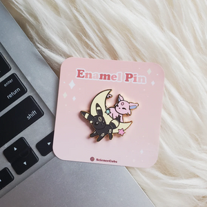 Umbreon & Espeon Enamel Pin | Designed by Science Cobs