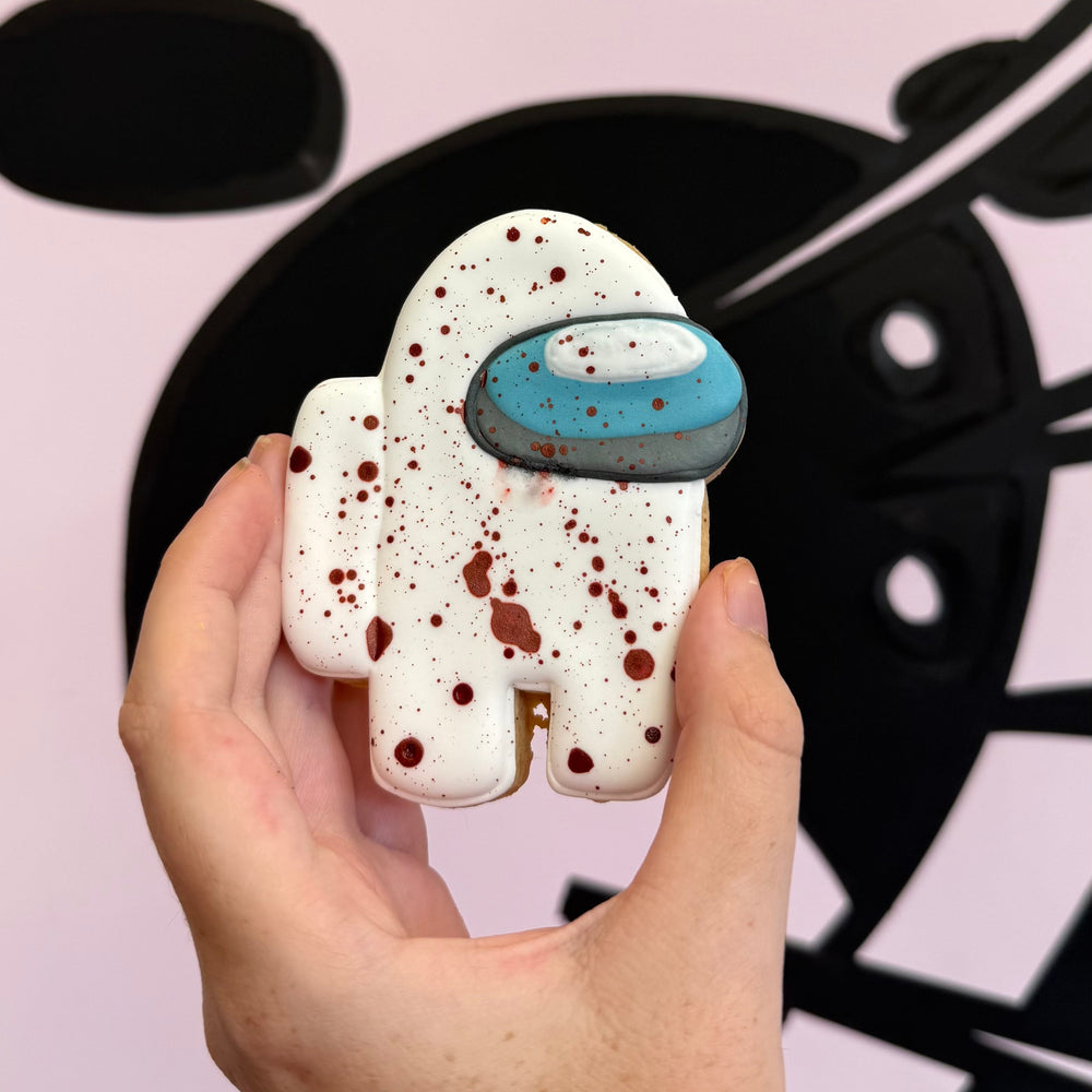 Halloween Series [Fall Spiced] Among Us Splatter – Character Cookie